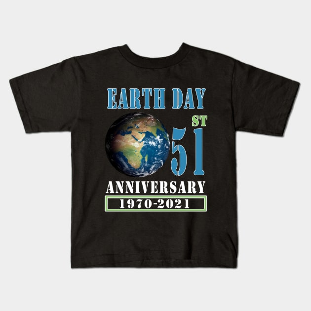 Earth Day 2021 Kids T-Shirt by Elegance14